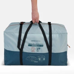 Quechua 8 Man Tent With Poles - Arpenaz 8.4 -Camping Promotion Store k0ced4105479cdc4f659745bae4e3fafe