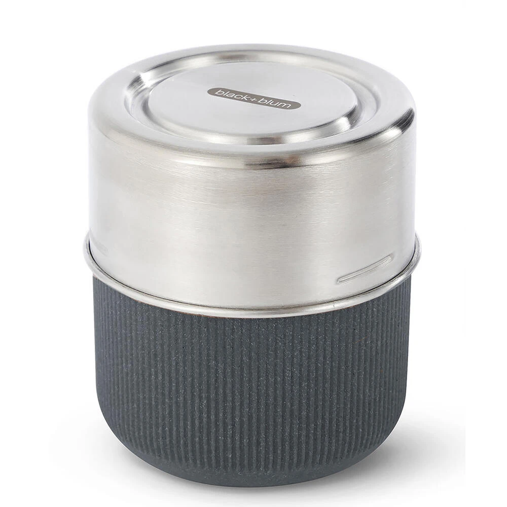 Black+Blum Glass Lunch Bowl 450ml Slate 3 Black+Blum Glass Lunch Bowl 450ml Slate