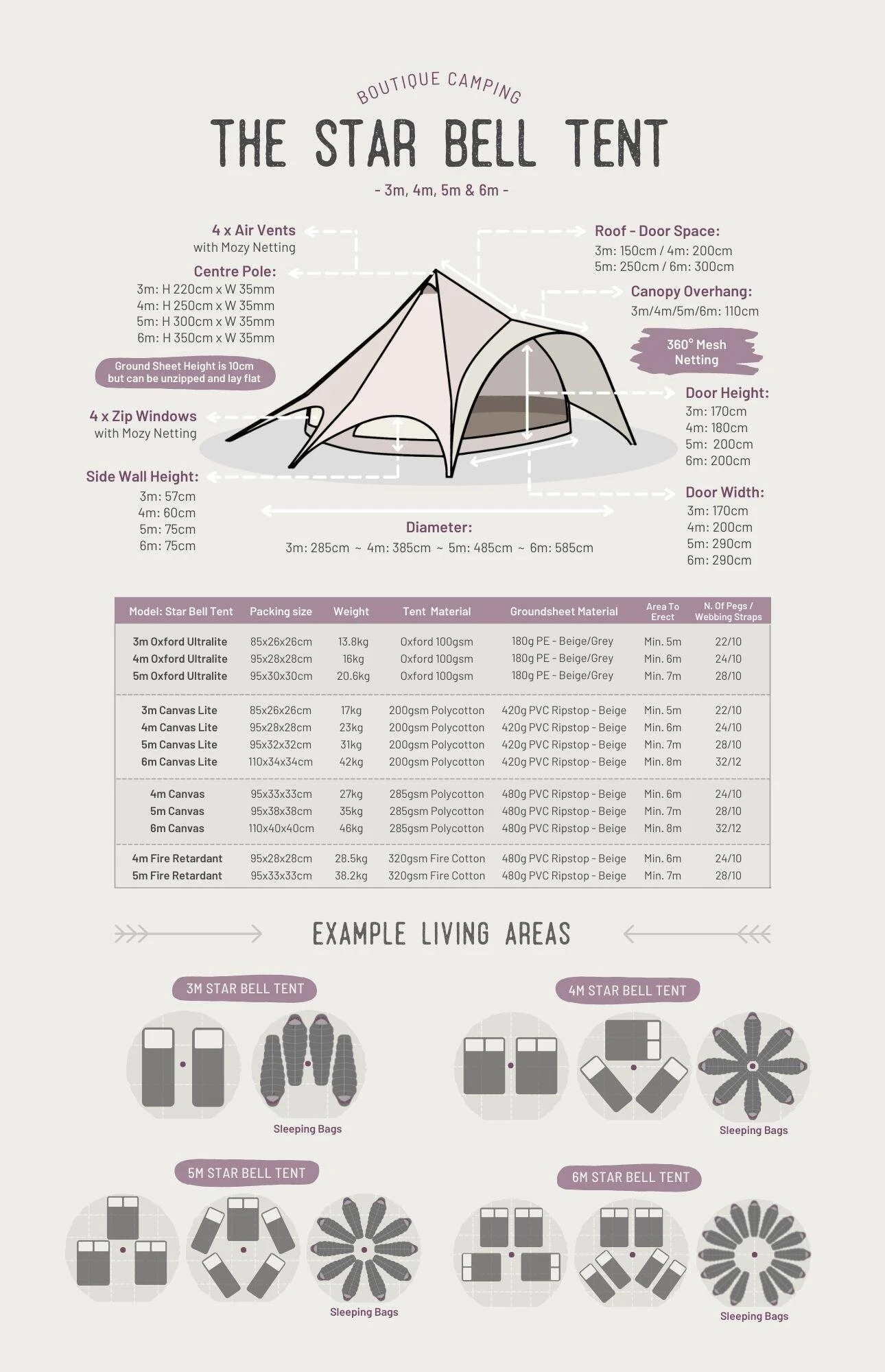 Star Bell Tent 7 Star Bell Tent - Image 5