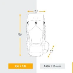 Women's Trekking Backpack 45+10 L 21 Women's Trekking Backpack 45+10 L -Camping Promotion Store k19b1f371759eef5905a909c54fea8d49