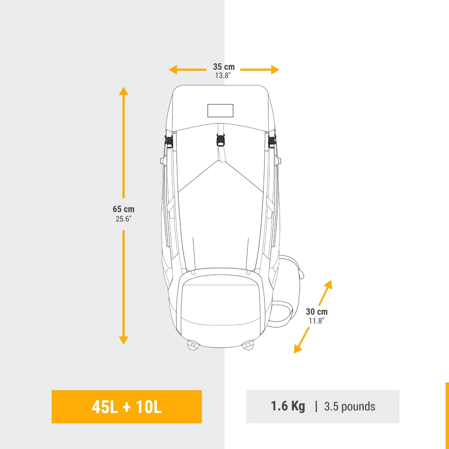 Women's Trekking Backpack 45+10 L 5 Women's Trekking Backpack 45+10 L - Image 3
