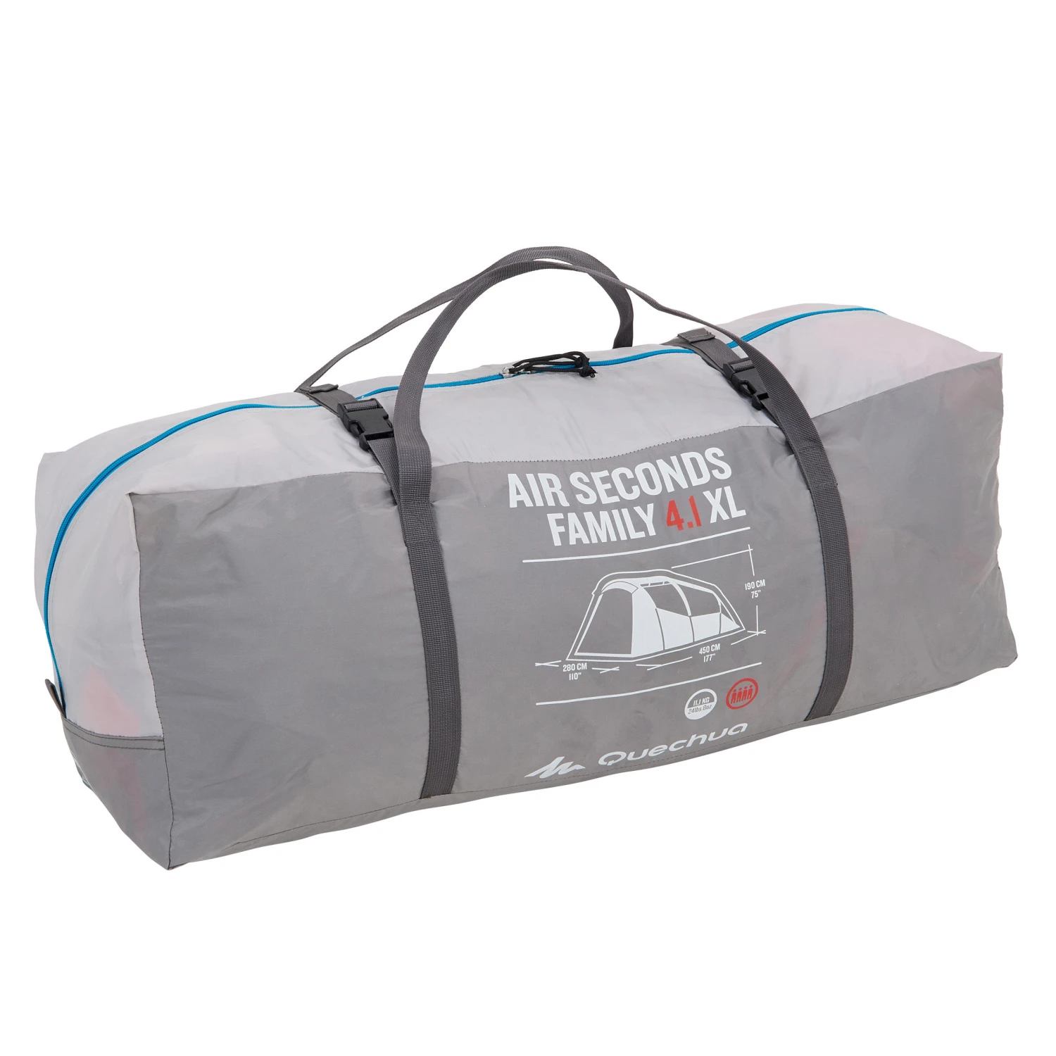 Quechua 4 Man Inflatable Tent - Air Seconds 4.1 6 Quechua 4 Man Inflatable Tent - Air Seconds 4.1 - Image 4