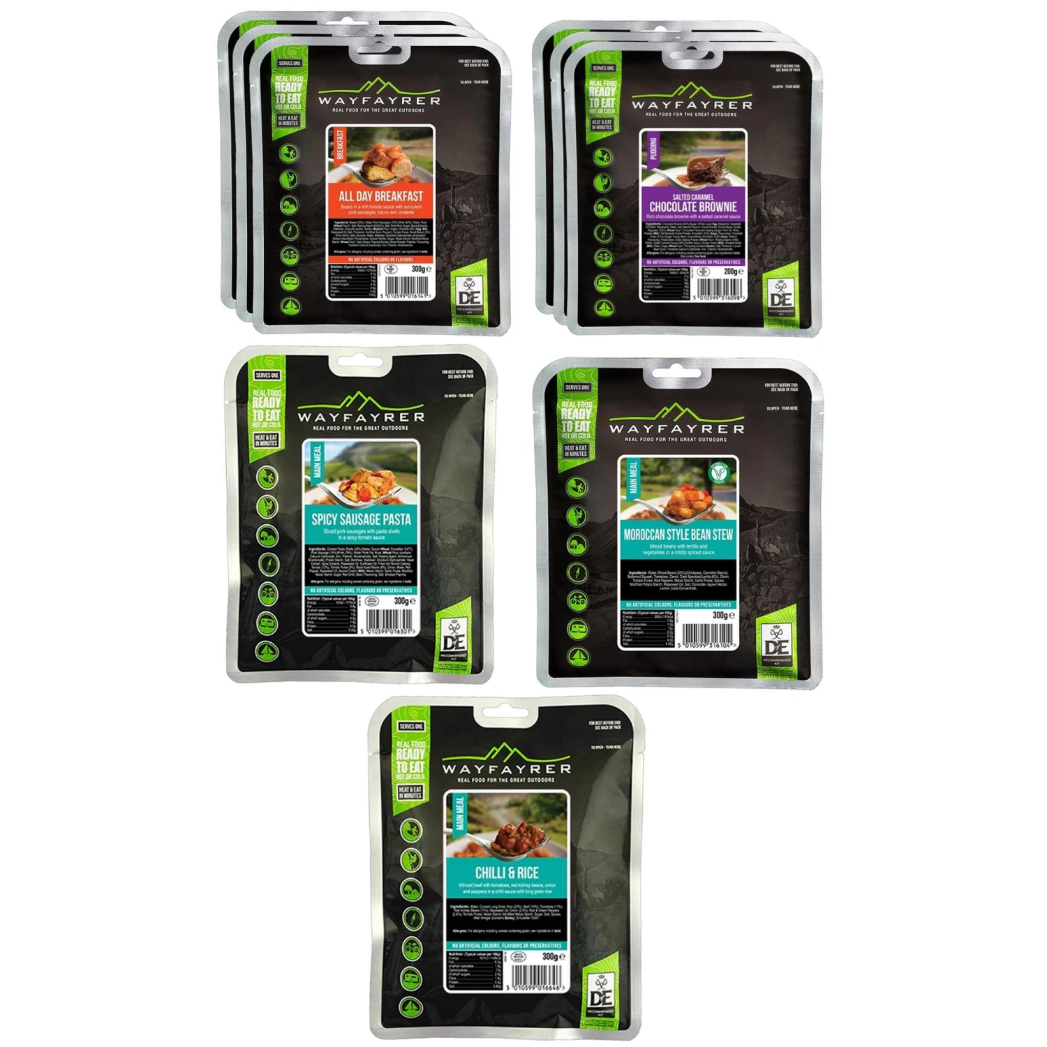 Gold Expedition Pack - 9 Meals With Carry Bag 3 Gold Expedition Pack - 9 Meals With Carry Bag