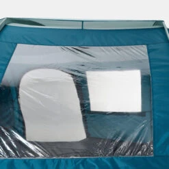 Quechua 8 Man Tent With Poles - Arpenaz 8.4 -Camping Promotion Store k5523d39814965a19222a852d2b81c848