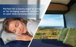 Single Comfort Plus Air Bed – Navy/White -Camping Promotion Store k8cc5021531f70013326385ea51de4e2f