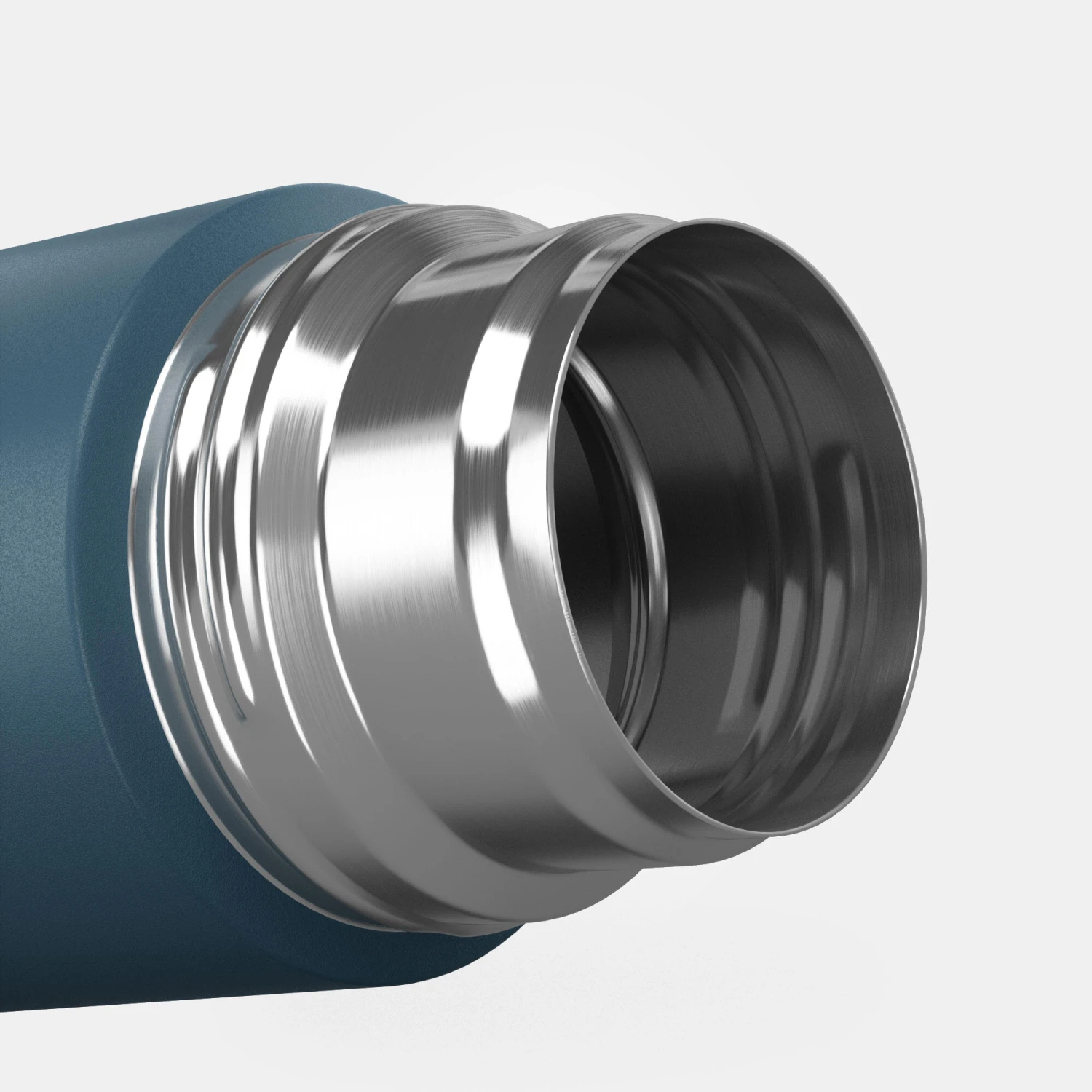 Quechua Stainless Steel Isothermal Hiking Bottle 0.7 Litre Blue 9 Quechua Stainless Steel Isothermal Hiking Bottle 0.7 Litre Blue - Image 7