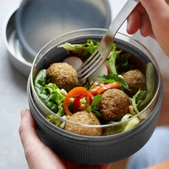 Black+Blum Glass Lunch Bowl 750ml Slate -Camping Promotion Store ka30c0fb816a5750177f277e6ddf4ef37