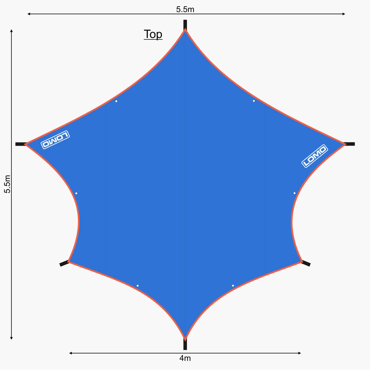 Lomo Fasgadh 5m Tarp 6 Lomo Fasgadh 5m Tarp - Image 4