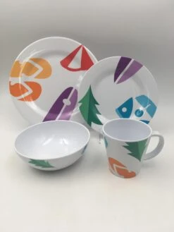 OLPRO Spring Bay Melamine Set (16 Piece) -Camping Promotion Store kcc00a7102b36445fc7be9cbd3c7cc0a6 1
