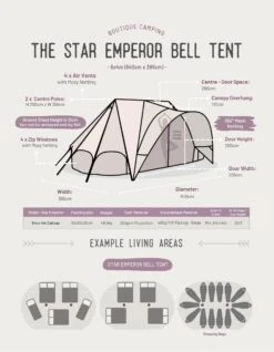 Star Emperor Bell Tent -Camping Promotion Store kd7fead289650f6d0e4ac370cd50bb2d5
