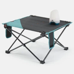 Quechua LOW FOLDING CAMPING TABLE MH100 Grey -Camping Promotion Store ke01116bcd26d4e1c3ec42ec72115518a