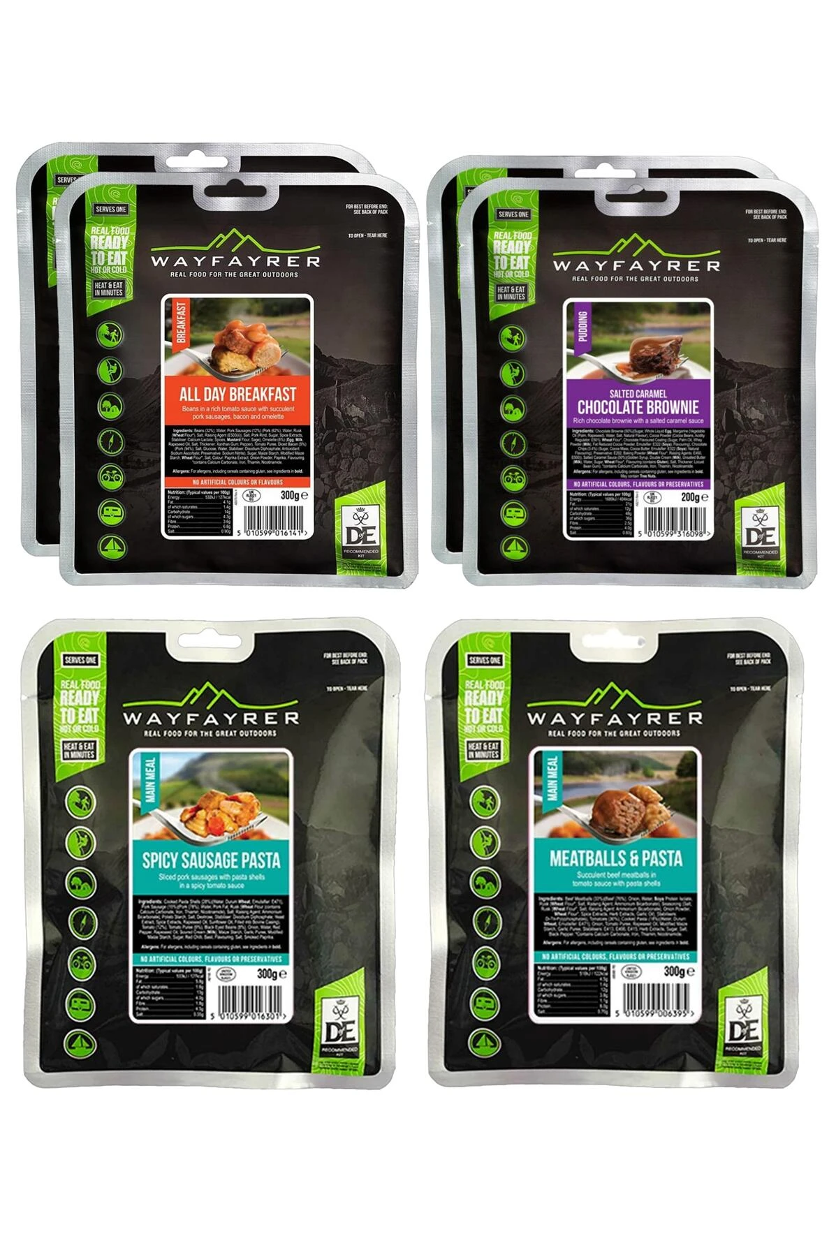 Wayfayrer Silver Expedition Pack - 6 Meals With Carry Bag 3 Wayfayrer Silver Expedition Pack - 6 Meals With Carry Bag